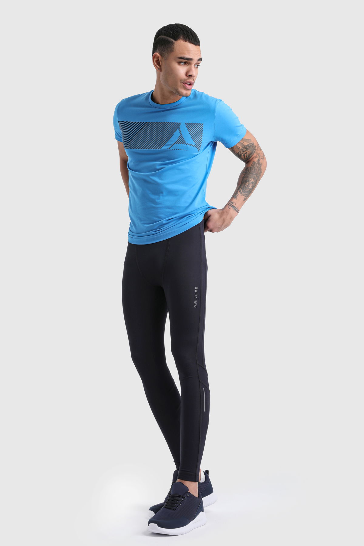 22012 - Navy - Men's Sport Leggings